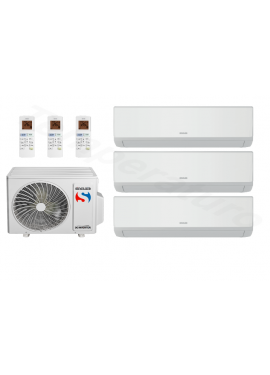 SINCLAIR CLIMATIZZATORE TRIALSPLIT 42QHG DA 9000+12000+12000 BTU INVERTER A++ R32 E UNITA ESTERNA 8 KW