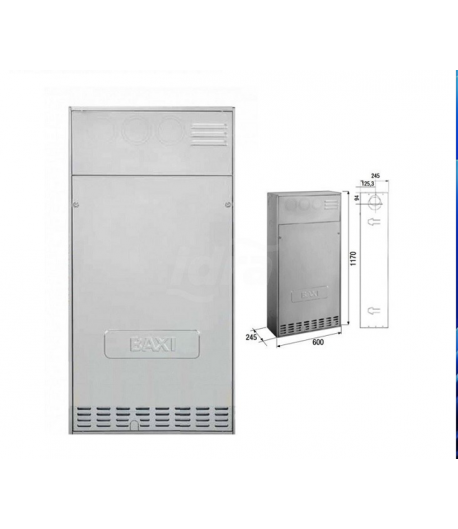 BAXI CASSA CONTENIMENTO DA INCASSO CALDAIA