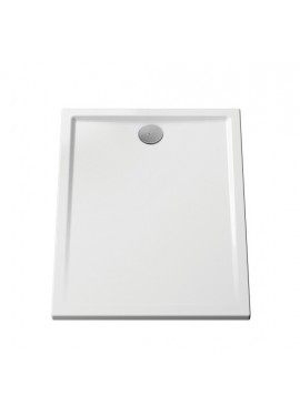 VITRA PIATTO DOCCIA CERAMICA BIANCO MODELLO CASCADE 80X80 + PILETTA