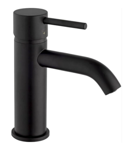 PAINI MISCELATORE LAVABO MODELLO COX OPEN NERO OPACO