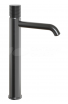 PAINI MISCELATORE LAVABO ALTO MODELLO COX GRIP NERO SPAZZOLATO