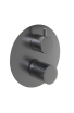 PAINI MISCELATORE INCASSO DOCCIA CON DEVIATORE MODELLO COX GRIP NERO SPEZZOLATO