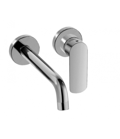 PAINI MISCELATORE LAVABO A MURO MODELLO NOVE CROMO