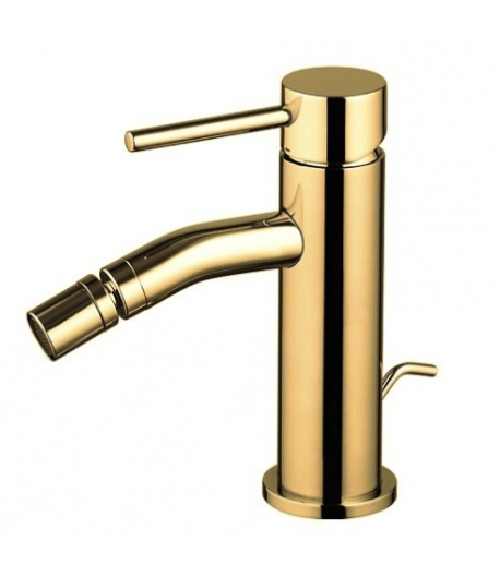 FIMA CARLO FRATTINI MISCELATORE BIDET SERIE SPILLO UP ORO SPAZZOLATO