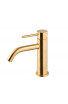 FIMA CARLO FRATTINI MISCELATORE LAVABO SERIE SPILLO UP ORO SPAZZOLATO