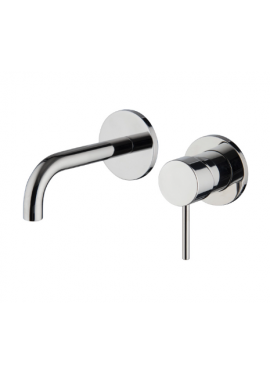 FIMA CARLO FRATTINI MISCELATORE LAVABO A MURO SERIE SPILLO UP CROMO