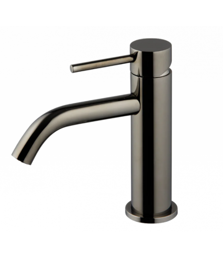 FIMA CARLO FRATTINI MISCELATORE LAVABO SERIE SPILLO UP CROMO NERO