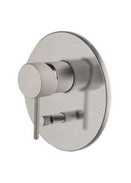 FIMA CARLO FRATTINI INCASSO DOCCIA CON DEVIATORE PARTE INTERNA + PARTE ESTERNA F3000 SERIE SPILLO UP NICKEL SPAZZOLATO