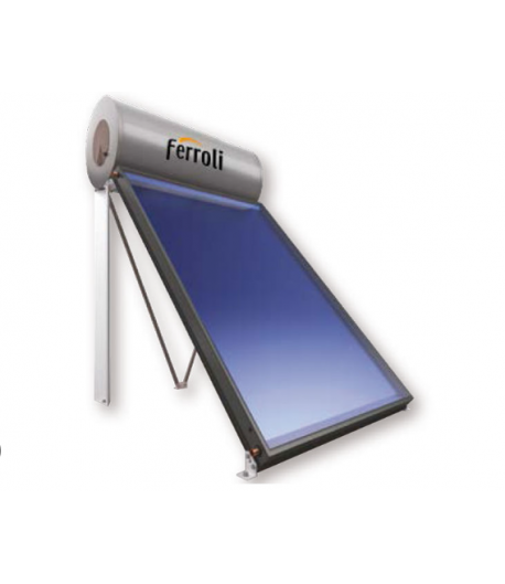FERROLI SISTEMA SOLARE TERMICO A CIRCOLAZIONE NATURALE SERIE SOLAREVO 200 / 2.1 TETTO INCLINATO