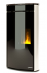 STUFA ARIA A PELLET UNGARO MODELLO FAGIOLO PLUS STYLE 6-8-10 KW PULIZIA FACILE