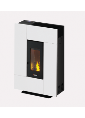 CADEL STUFA A PELLET MODELLO GRACE 7 A+ 7 KW COLORE BIANCO