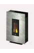 CADEL STUFA A PELLET MODELLO GRACE 7 A+ 7 KW COLORE PIETRA SERPENTINA