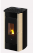 CADEL STUFA A PELLET MODELLO PERLA 7 A+ 7 KW COLORE MAIOLICA ROSSO