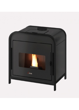 CADEL STUFA A PELLET MODELLO FRAME 9 A+ 9,3 KW COLORE METALLO NERO