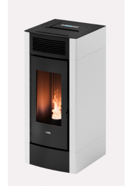 CADEL STUFA A PELLET MODELLO CRISTAL 9 AIRTECH A+ 8,5 KW COLORE BIANCO