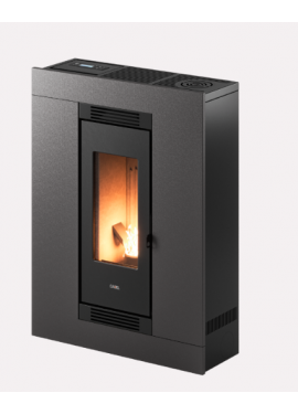 CADEL STUFA A PELLET MODELLO LUCE PLUS 9 FLEXIT A+ 8,5 KW COLORE TITANIUM