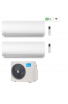MIDEA CLIMATIZZATORE XTREME 12000+12000 BTU INVERTER GAR R32 WI-FI INTEGRATO