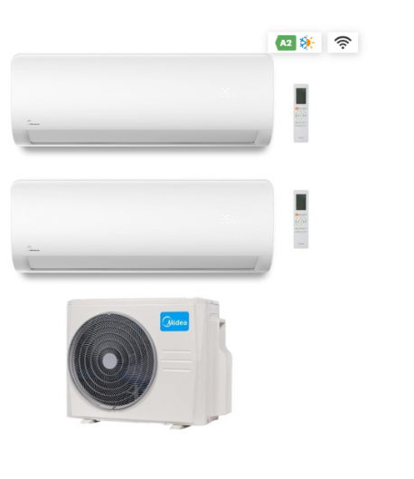 MIDEA CLIMATIZZATORE XTREME 12000+12000 BTU INVERTER GAR R32 WI-FI INTEGRATO